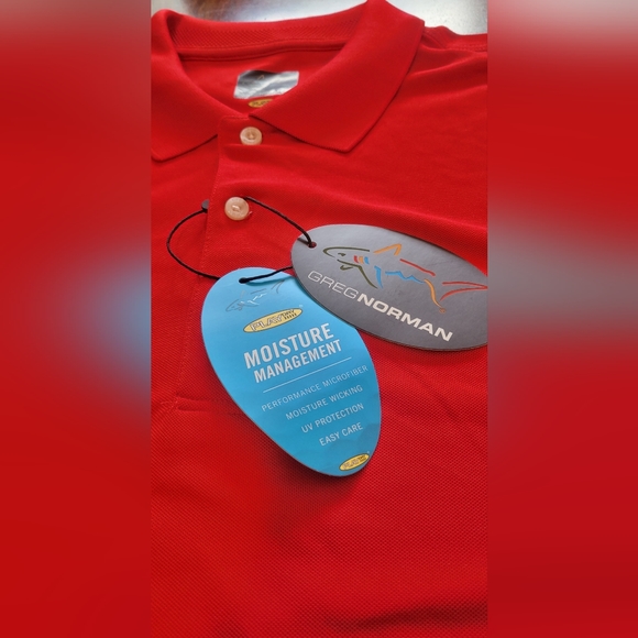 NWT Greg Norman Golf Shirt L - Picture 6 of 8